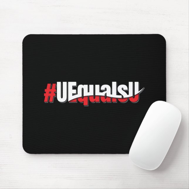 Tapis De Souris UEqualsU VIH Indétectable Art non transmettable (Avec souris)