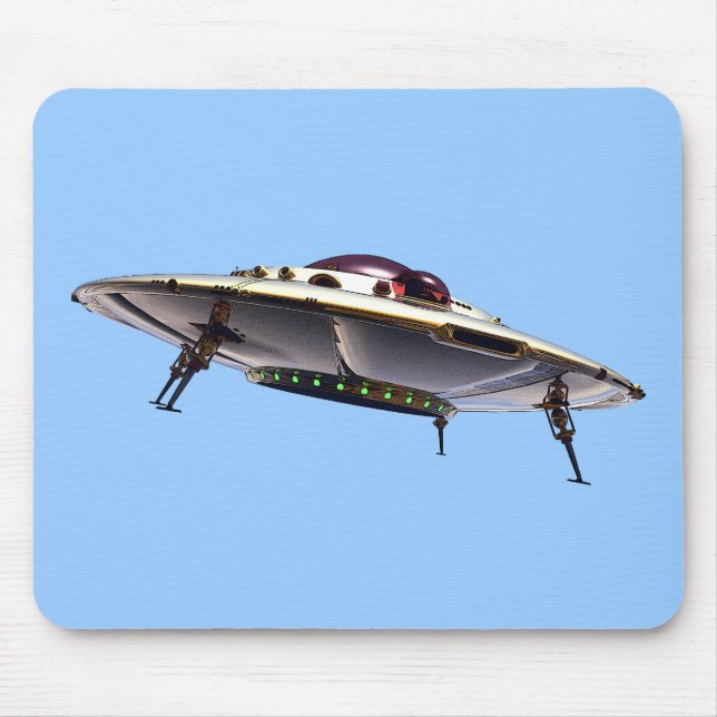 Tapis De Souris UFO métallique Mousepad (Devant)