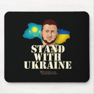 Tapis De Souris Ukraine Kazakhstan Volodymyr Zelensky Soutenez l'U