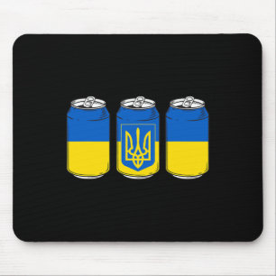 Tapis De Souris Ukraine Ukraina Drapeau Pivo Urss Bière Ukrainienn