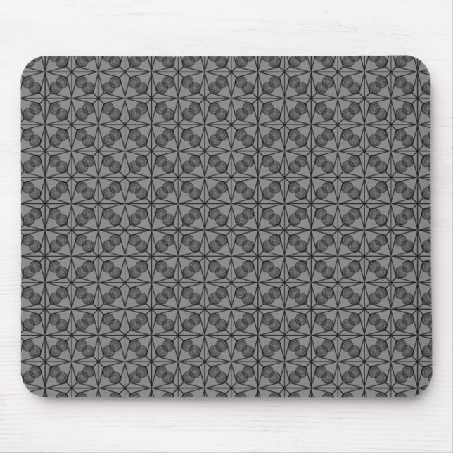 Tapis De Souris Ultramoderne Retro Mousepad, Gris (Devant)