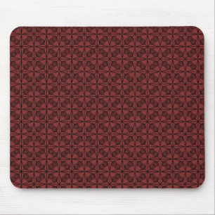 Tapis De Souris Ultramoderne Retro Mousepad, Rouge brique