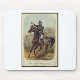 Tapis De Souris Ulysses S. Grant Sur Le Cheval