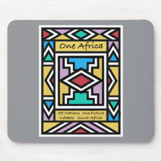 Tapis De Souris Un Afrique – Ndebele – Afrique du Sud & Zimbabwe -