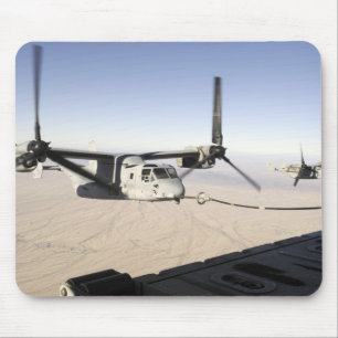 Tapis De Souris Un balbuzard MV-22 réapprovisionne en combustible