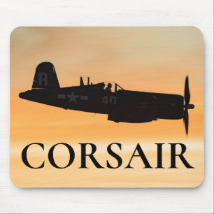 Tapis De Souris Un chasseur F4U en cavair