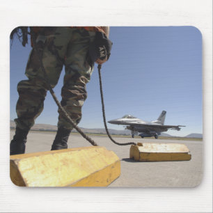 Tapis De Souris Un chef d'équipe de l'Armée de l'Air d'USA