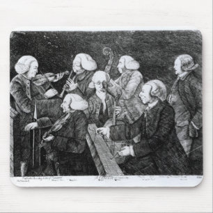 Tapis De Souris Un concert à Cambridge, 1770