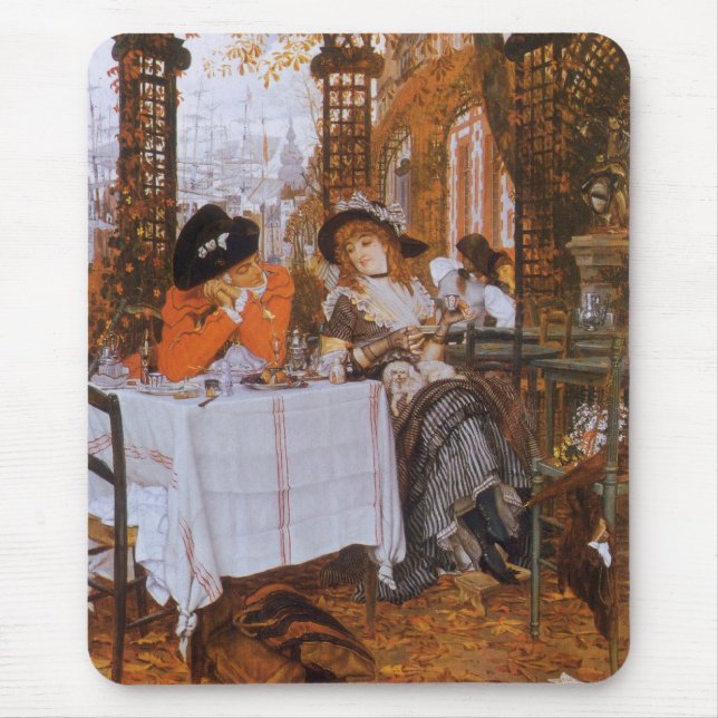 Tapis De Souris Un déjeuner (Le Dejeuner) de James Tissot (Devant)