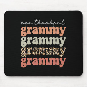Tapis De Souris Un Grammy Remerciements Arbre D'Automne Feuilles D
