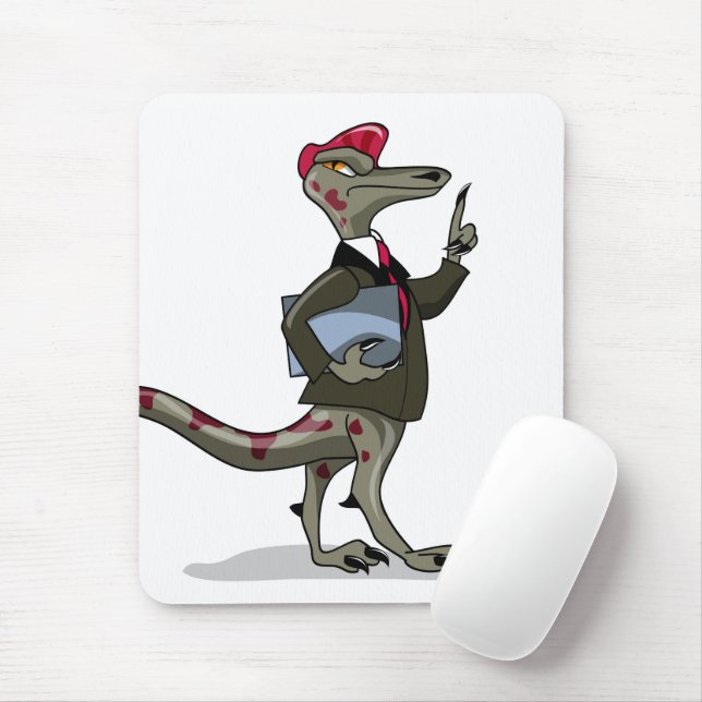 Tapis De Souris Un Greffier De Caricature Iguanodon. (Avec souris)