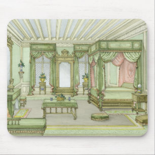 Tapis De Souris Un intérieur de chambre à coucher en style de