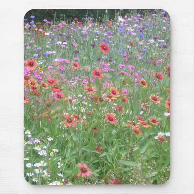 Tapis De Souris Un jardin de Fleur sauvage (Devant)