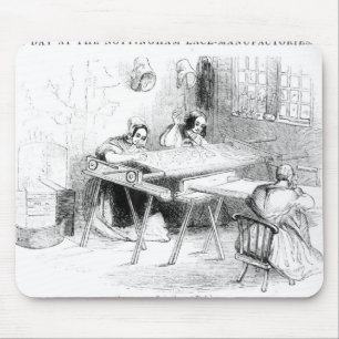 Tapis De Souris Un jour aux fabricants de dentelle de Nottingham