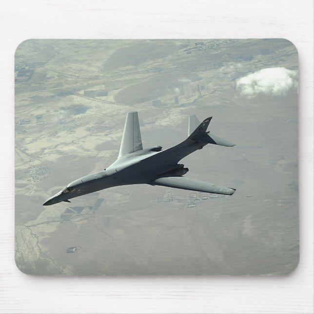 Tapis De Souris Un Lancer B-1B de l'US Air Force en patrouille de  (Devant)