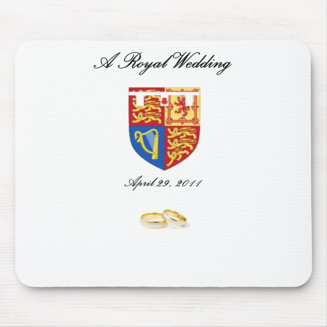 Tapis De Souris Un mariage royal (Devant)