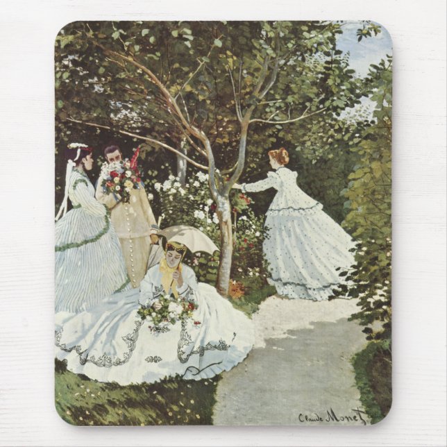 Tapis De Souris Un moulin à vent à Zaandam Claude Monet (Devant)