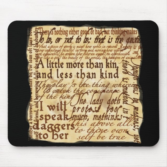 Tapis De Souris Un nouveau drame - Hamlet Mousepad (Devant)