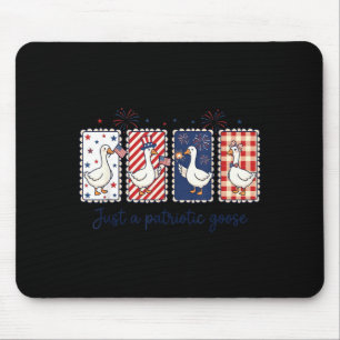 Tapis De Souris Un Oie Patriotique Chemises Mignon 4 Juillet Oie