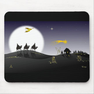 Tapis De Souris Un OS Três Reis Magos de Noite Père Noël e