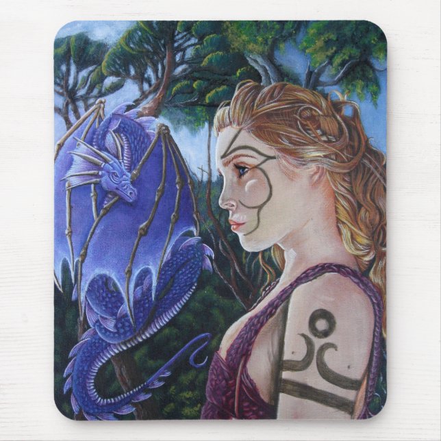 Tapis De Souris Un pacte plus docile de dragon - air (Devant)