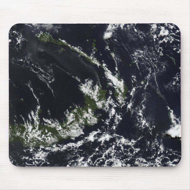 Tapis De Souris Un panache volcanique de la caldera Rabaul (Devant)
