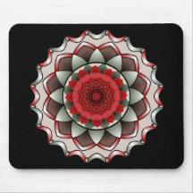 Un rose sans mandala Mousepad d'épines