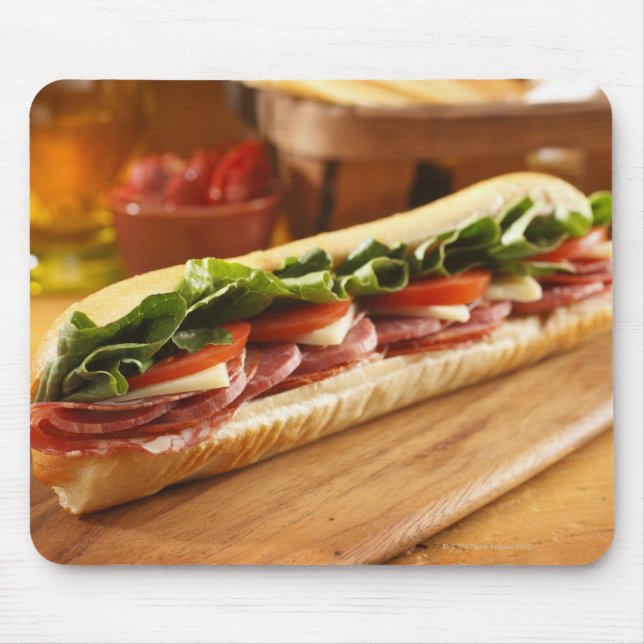 Tapis De Souris Un sandwich italien avec 2 (Devant)