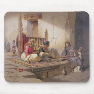 Tapis De Souris Un tisserand en Esna, une de 24 illustrations