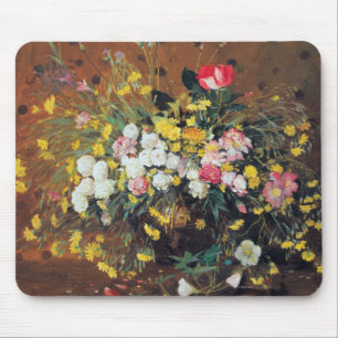 Tapis De Souris Un vase de fleurs
