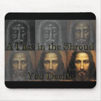 Tapis De Souris Un visage dans le linceul