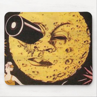 Tapis De Souris Un voyage à l'affiche de film de lune