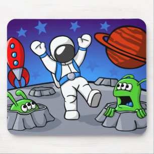 Tapis De Souris Une aventure d'espace extra-atmosphérique