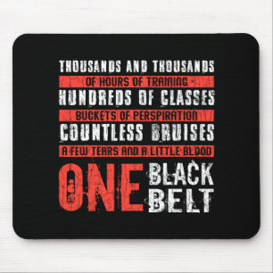 Tapis De Souris Une ceinture noire Funny Martial Arts Karate Taekw