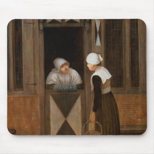Tapis De Souris Une conversation dans la rue (Devant)