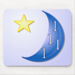 Tapis De Souris Une fois dans une lune bleue