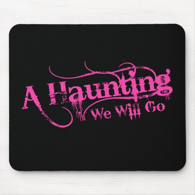 Tapis De Souris Une hantise nous irons logo rose de LLC (Devant)
