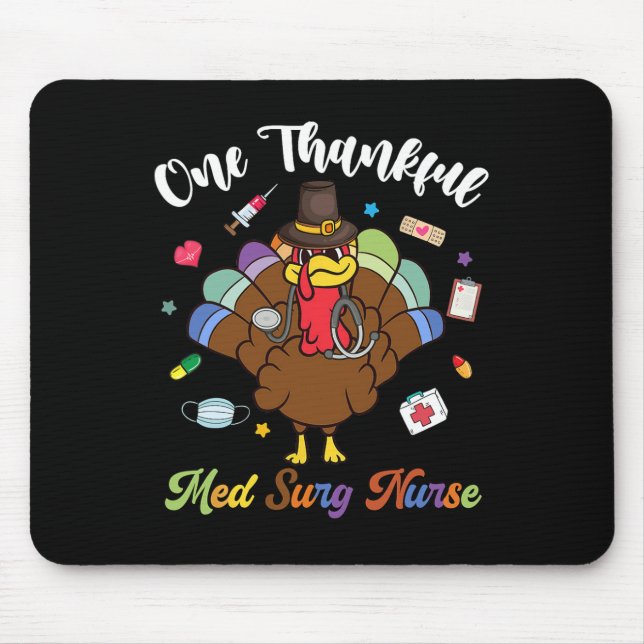 Tapis De Souris Une Infirmière de Surg Méd Remerciée Turquie Heure (Devant)