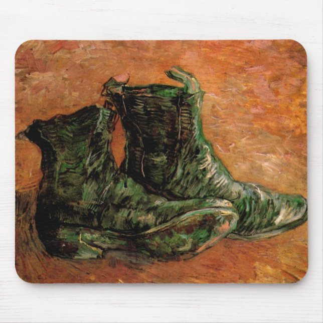 Tapis De Souris Une paire de chaussures de Vincent van Gogh (Devant)
