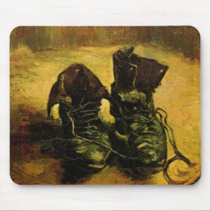 Tapis De Souris Une paire de chaussures par Vincent van Gogh