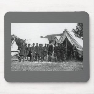 Tapis De Souris Une photo de guerre civile - Lincoln s'adressant à