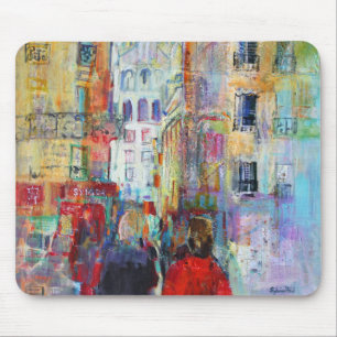 Tapis De Souris Une promenade de soirée à Sacre Coeur