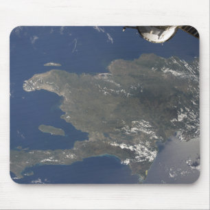Tapis De Souris Une vue de l'île des Caraïbes de Hispaniola