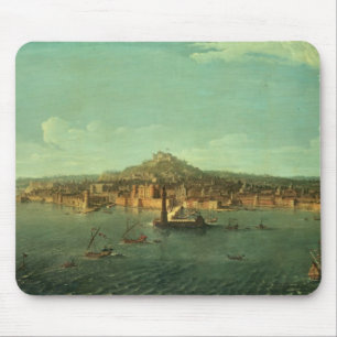 Tapis De Souris Une vue de Naples, XVIIème siècle