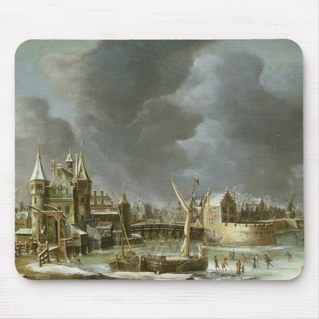 Tapis De Souris Une vue du Regulierspoort (Devant)