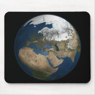 Tapis De Souris Une vue globale au-dessus de l'Europe et de la