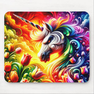 Tapis De Souris Unicorne en colère