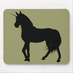 Tapis De Souris Unicorne Silhouette Mousepad