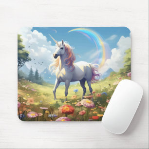 Tapis De Souris Unicorne sur Meadow