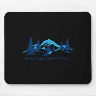 Tapis De Souris Union dale pennsylvanie station de ski skieur